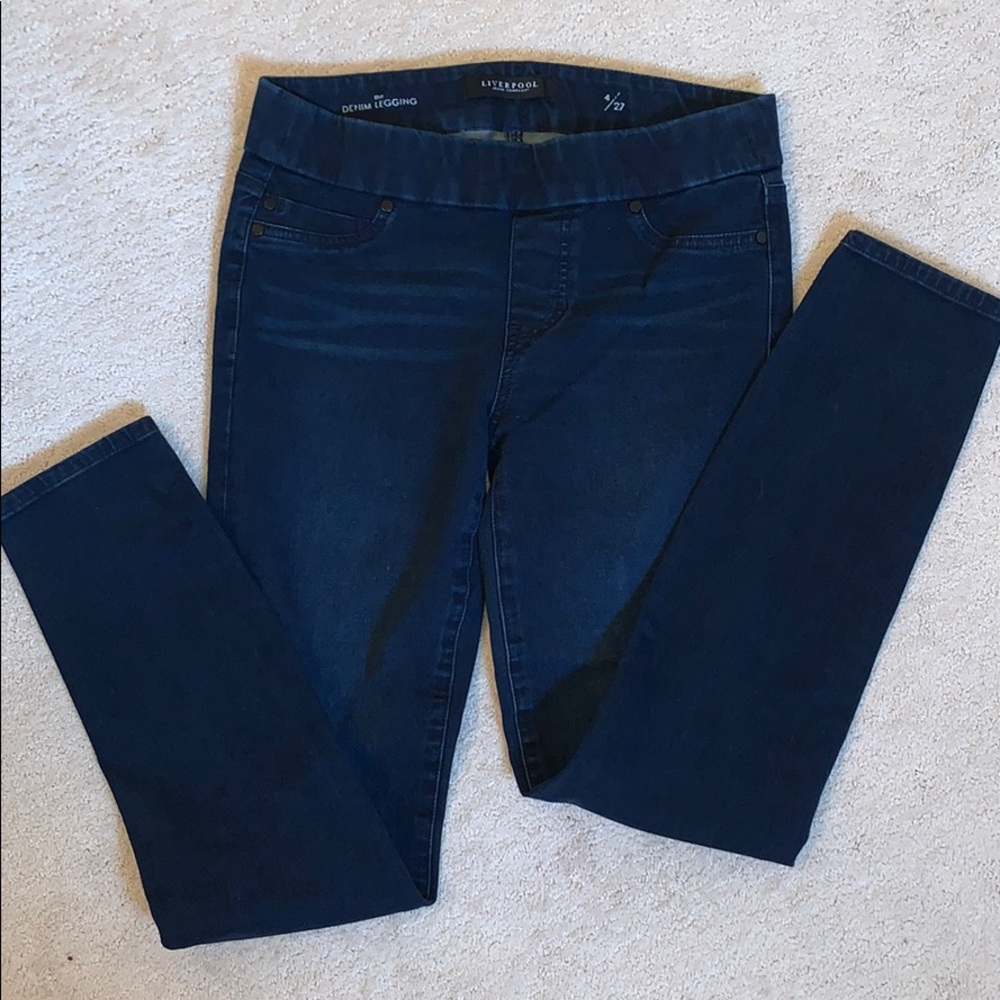 Liverpool jeans pull on